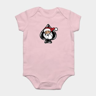 Happy Santa Clause Ace Baby Bodysuit